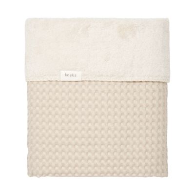 Koeka Wiegdeken Wafel/Teddy Oslo Sand/Pebble