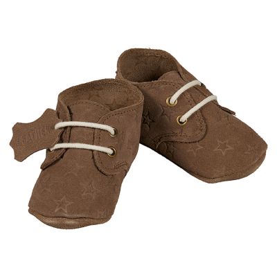XQ Little Shoes Schoentje Stars Taupe 6-12 maanden