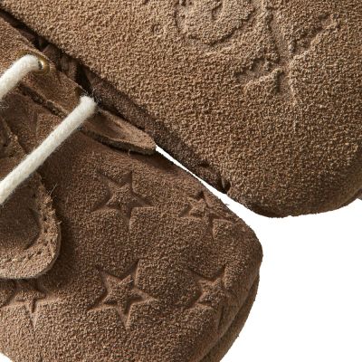 XQ Little Shoes Schoentje Stars Taupe 6-12 maanden