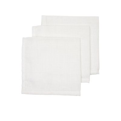 Babydump Collectie Monddoek Wit 3-Pack