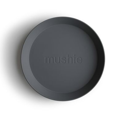 Mushie Bord Rond Smoke (2 stuks)
