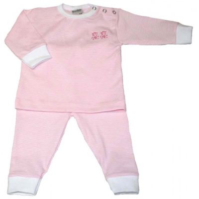 Beeren Bodywear Pyjama Roze Streep maat 62/68