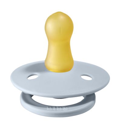 Bibs Fopspeen Round 0-6mnd Baby Blue