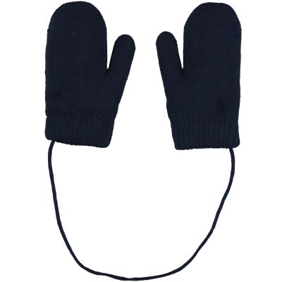 Sarlini Wanten Knit Teddy Voering Navy
