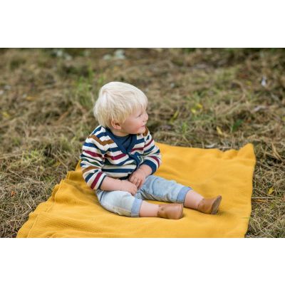 Baby Dutch Slofjes Effen Cognac 3-6 mnd