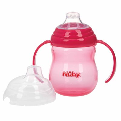 Nûby Beker Antilek Met Handvaten Roze 270ml 6mnd+