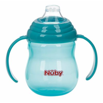Nûby Beker Antilek Met Handvaten Aqua 270ml 6mnd+