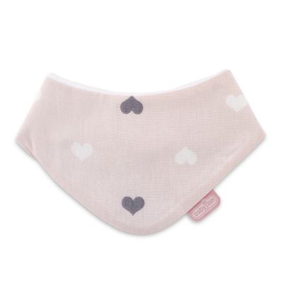 Babyjem Bandana Triangle Pink Hearts