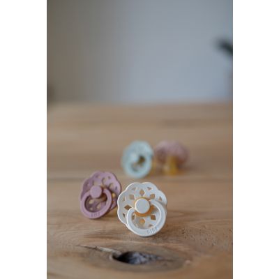 Bibs Fopspeen Boheme Round 0-6mnd Ivory