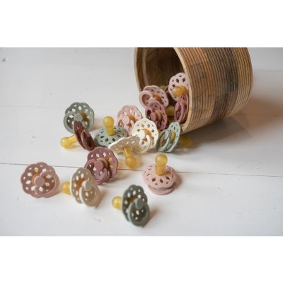 Bibs Fopspeen Boheme Round 6-18mnd Blush