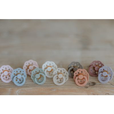 Bibs Fopspeen Boheme Round 6-18mnd Blush