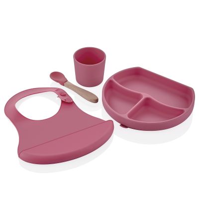 Babyjem Siliconen Voedingsset Roze
