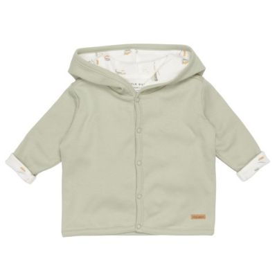 Little Dutch Vest Reversible Sailors Bay White/Olive maat 68