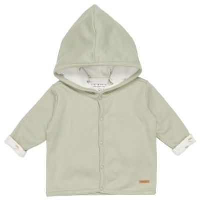 Little Dutch Vest Reversible Sailors Bay White/Olive maat 68