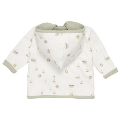 Little Dutch Vest Reversible Sailors Bay White/Olive maat 68