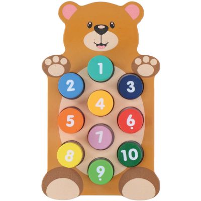 Marionette Wooden Toys Cijfer Puzzel Beer