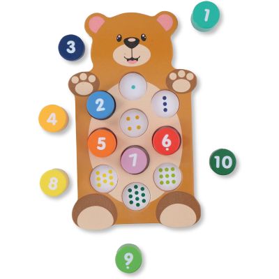 Marionette Wooden Toys Cijfer Puzzel Beer