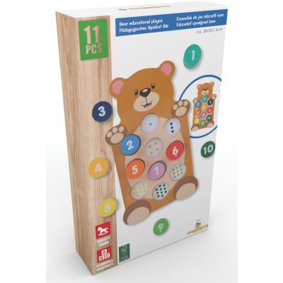 Marionette Wooden Toys Cijfer Puzzel Beer