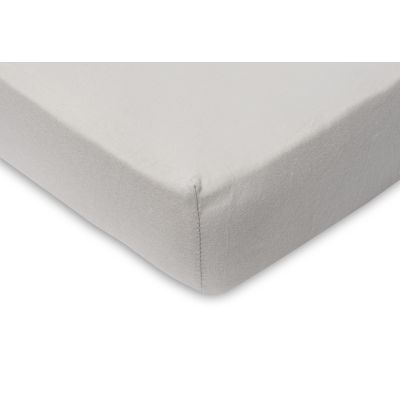 Jollein Ledikanthoeslaken Jersey 60 x 120 cm Ivory/Nougat 2-pack