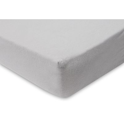 Jollein Ledikanthoeslaken Jersey 60 x 120 cm Soft Grey/Storm Grey 2-pack