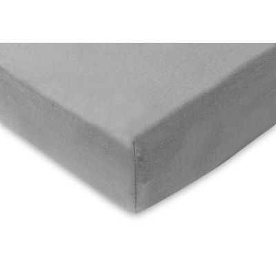 Jollein Ledikanthoeslaken Jersey 60 x 120 cm Soft Grey/Storm Grey 2-pack