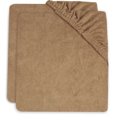 Jollein Aankleedkussenhoes Badstof Biscuit 2-pack
