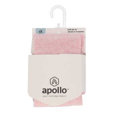 Apollo Maillot Rib Pink Melange maat 56/62