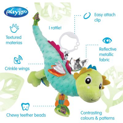 Playgro Sensory Friends Dusty Dragon
