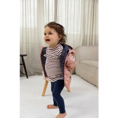 Dirkje Jurk Stripe Ruffle White maat 62