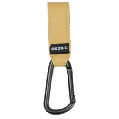 Dooky Buggy Hooks Small Brown 2-Pack
