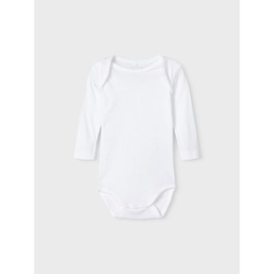 Name It Romper Lange Mouw 3-Pack Bright White 

 50