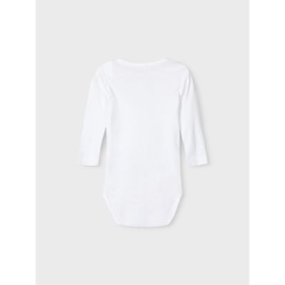 Name It Romper Lange Mouw 3-Pack Bright White 

 50