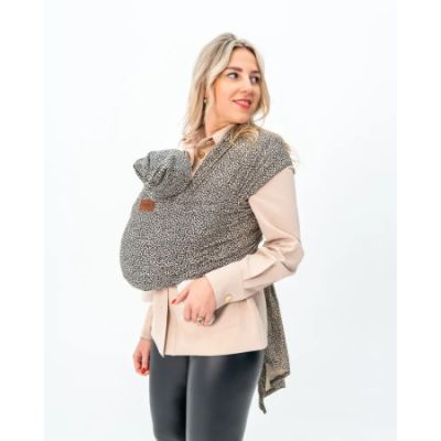 ByKay Stretchy Wrap Deluxe Incl. Muts Leopard Sand Size M
