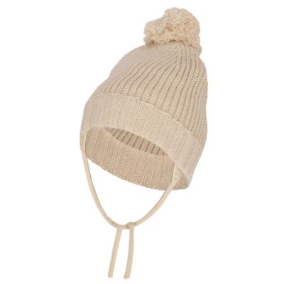 Sarlini Muts Knit Pompon Kit 12-24 maanden