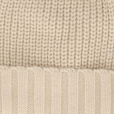 Sarlini Muts Knit Pompon Kit 6-12 maanden