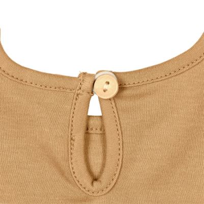 UAUA Jurk Ruffle Mouw Mostaza  Newborn
