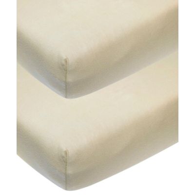 Meyco Juniorhoeslaken Jersey Sand 70 x 140/150 cm (2-Pack)