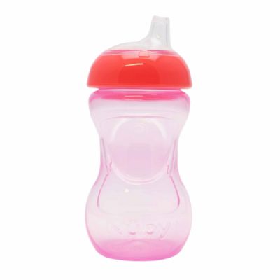 Nuby Beker Mini Easy Grip Roze 180ml 4mnd+