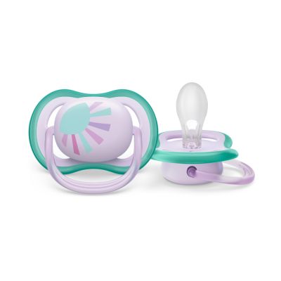 Philips Avent Fopspeen Ultra Air Sun / Rainbow - Purple 0-6mnd (2 stuks) SCF085/59
