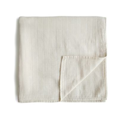 Mushie Swaddle Fog 120 x 120 cm