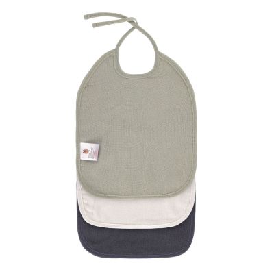 Lässig Terry Slab Medium Olive/Milky/Navy 3-Pack