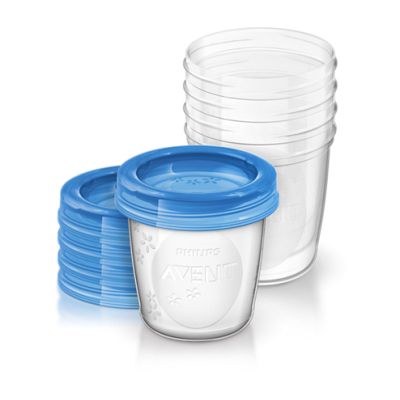 Philips Avent Via Bewaarbekers 180ml (5 stuks) - SCF619/05