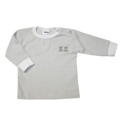 Beeren Bodywear Pyjama Grijs Streep  maat 62/68