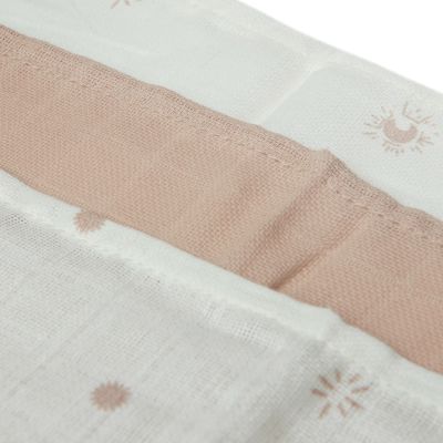 Jollein Monddoekje Hydrofiel Stargaze Biscuit 3-pack