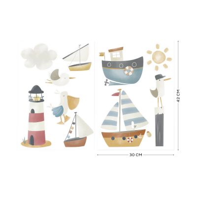 Little Dutch Muurstickers Sailors Bay