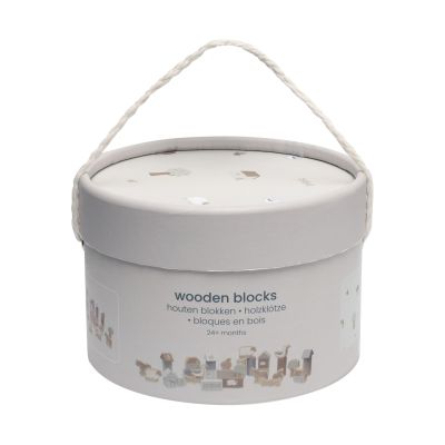 Jollein Blokken Set Hout Farm 18 x 12 cm