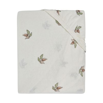 Jollein Ledikanthoeslaken Jersey Rosehip 60 x 120 cm