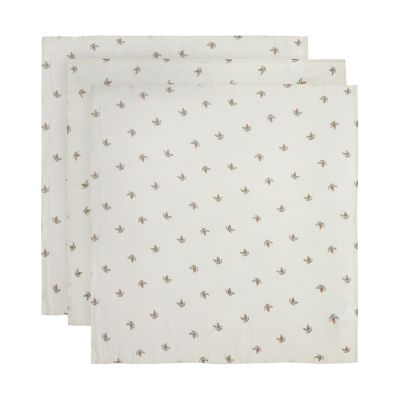 Jollein Multidoek Hydrofiele Rosehip 70 x 70 cm 3-pack