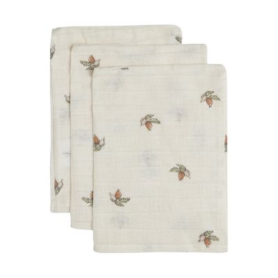 Jollein Washandje Hydrofiel Rosehip 3-Pack