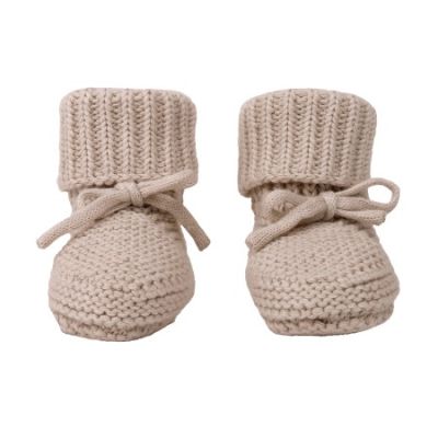 Lodger Slipper Knit Birch 0-6mnd 0-6 maanden